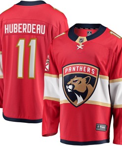 Men's Jonathan Huberdeau Red Florida Panthers Home Premier Breakaway Player Jersey Jersey - Robokeg
