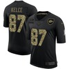 Mens Kansas City Chiefs #87 Travis Kelce Black Camo Salute To Service Limited Stitched Nfl Jersey - Robokeg