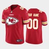 Mens Kansas City Chiefs Active Player Custom Red Team Big Logo Limited Stitched Jersey - Robokeg