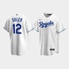 Men's Kansas City Royals 12 Jorge Soler White Home Jersey - Robokeg