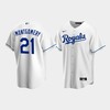 Men's Kansas City Royals 21 Mike Montgomery White Home Jersey - Robokeg