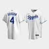 Men's Kansas City Royals 4 Alex Gordon White Home Jersey - Robokeg
