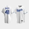 Men's Kansas City Royals 41 Danny Duffy White Home Jersey - Robokeg