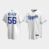 Men's Kansas City Royals 56 Brad Keller White Home Jersey - Robokeg