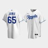 Men's Kansas City Royals 65 Jakob Junis White Home Jersey - Robokeg