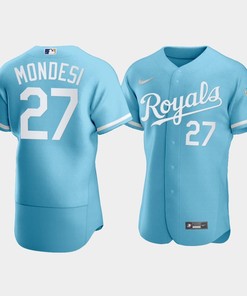 Men's Kansas City Royals Adalberto Mondesi 27 2022-23 Powder Blue Jersey - Robokeg