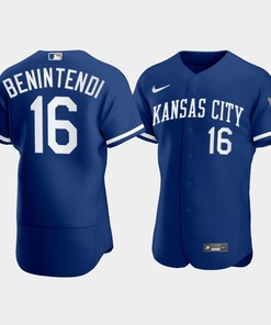 Men's Kansas City Royals Andrew Benintendi 16 2022-23 Blue Jersey - Robokeg