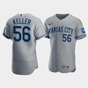 Men's Kansas City Royals Brad Keller 56 2022-23 Gray Jersey - Robokeg