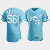 Men's Kansas City Royals Brad Keller 56 2022-23 Powder Blue Jersey - Robokeg