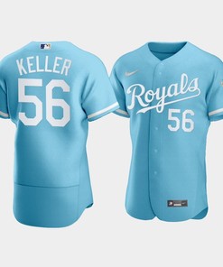 Men's Kansas City Royals Brad Keller 56 2022-23 Powder Blue Jersey - Robokeg