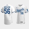 Men's Kansas City Royals Brad Keller 56 2022-23 White Jersey - Robokeg