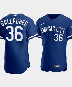 Men's Kansas City Royals Cam Gallagher 36 2022-23 Blue Jersey - Robokeg