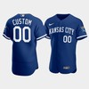 Men's Kansas City Royals Custom 2022-23 Blue Jersey - Robokeg