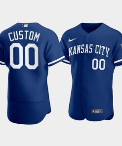 Men's Kansas City Royals Custom 2022-23 Blue Jersey - Robokeg