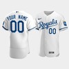 Men's Kansas City Royals Custom 2022-23 White Jersey - Robokeg