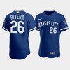 Men's Kansas City Royals Emmanuel Rivera 26 2022-23 Blue Jersey - Robokeg