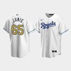 Men's Kansas City Royals Jakob Junis 65 White Home Cool Base Jersey - Robokeg