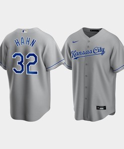 Men's Kansas City Royals Jesse Hahn 32 Gray Road Cool Base Jersey - Robokeg