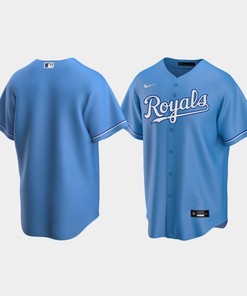 Men's Kansas City Royals Light Blue Alternate Jersey - Robokeg