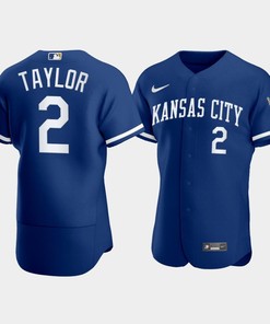 Men's Kansas City Royals Michael A. Taylor 2 2022-23 Blue Jersey - Robokeg