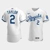 Men's Kansas City Royals Michael A. Taylor 2 2022-23 White Jersey - Robokeg