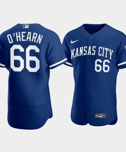 Men's Kansas City Royals Ryan O'Hearn 66 2022-23 Blue Jersey - Robokeg