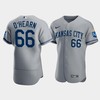 Men's Kansas City Royals Ryan O'Hearn 66 2022-23 Gray Jersey - Robokeg