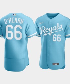 Men's Kansas City Royals Ryan O'Hearn 66 2022-23 Powder Blue Jersey - Robokeg