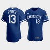 Men's Kansas City Royals Salvador Perez 13 2022-23 Blue Jersey - Robokeg