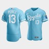 Men's Kansas City Royals Salvador Perez 13 2022-23 Powder Blue Jersey - Robokeg