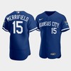 Men's Kansas City Royals Whit Merrifield 15 2022-23 Blue Jersey - Robokeg
