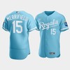 Men's Kansas City Royals Whit Merrifield 15 2022-23 Powder Blue Jersey - Robokeg