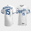 Men's Kansas City Royals Whit Merrifield 15 2022-23 White Jersey - Robokeg