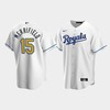 Men's Kansas City Royals Whit Merrifield 15 White Home Cool Base Jersey - Robokeg