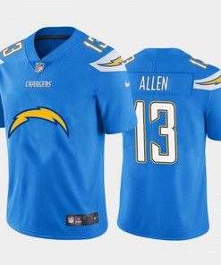 Mens Los Angeles Chargers #13 Keenan Allen Blue 2020 Team Big Logo Limited Stitched Nfl Jersey - Robokeg