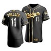 Men's Los Angeles Dodgers A.j. Pollock 11 2020 World Series Champions Golden Jersey Black - Robokeg