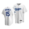Men's Los Angeles Dodgers Austin Barnes 15 2020 World Series Champions White Home Jersey - Robokeg