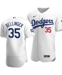 Men's Los Angeles Dodgers Cody Bellinger 35 2020 World Series Champions Home Jersey White - Robokeg
