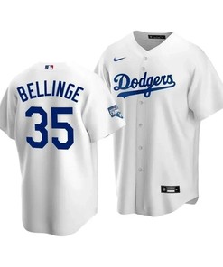 Men's Los Angeles Dodgers Cody Bellinger 35 2020 World Series Champions White Home Jersey - Robokeg