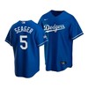 Men's Los Angeles Dodgers Corey Seager 5 2020 World Series Champions Royal Alternate Jersey - Robokeg