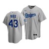Men's Los Angeles Dodgers Edwin Rios 43 2020 World Series Champions Gray Alternate Jersey - Robokeg