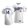Men's Los Angeles Dodgers Enrique Hernandez 14 2020 World Series Champions Home Jersey White - Robokeg