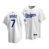 Men's Los Angeles Dodgers Julio Urias 7 2020 World Series Champions White Home Jersey - Robokeg