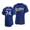 Men's Los Angeles Dodgers Kenley Jansen 74 2020 World Series Champions Alternate Jersey Royal - Robokeg