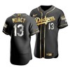 Men's Los Angeles Dodgers Max Muncy 13 2020 World Series Champions Golden Jersey Black - Robokeg