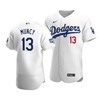 Men's Los Angeles Dodgers Max Muncy 13 2020 World Series Champions Home Jersey White - Robokeg