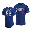 Men's Los Angeles Dodgers Pedro Baez 52 2020 World Series Champions Alternate Jersey Royal - Robokeg
