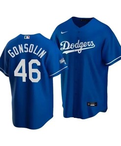 Men's Los Angeles Dodgers Tony Gonsolin 46 2020 World Series Champions White Home Jersey - Robokeg