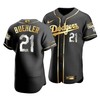 Men's Los Angeles Dodgers Walker Buehler 21 2020 World Series Champions Golden Jersey Black - Robokeg