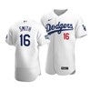 Men's Los Angeles Dodgers Will Smith 16 2020 World Series Champions Home Jersey White - Robokeg